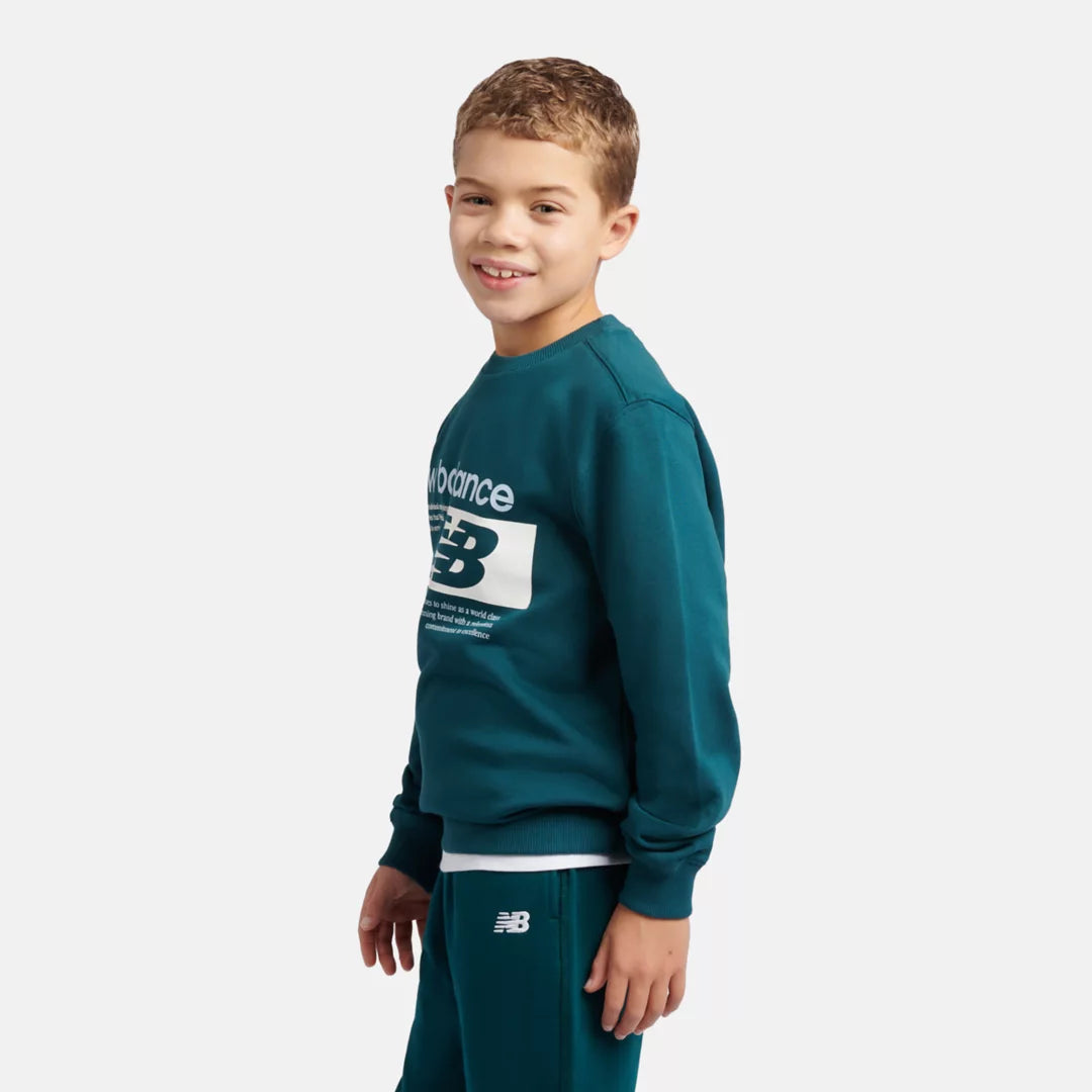 Kids Athletics Relaxed Player Graphic French Terry Crew / New Balance