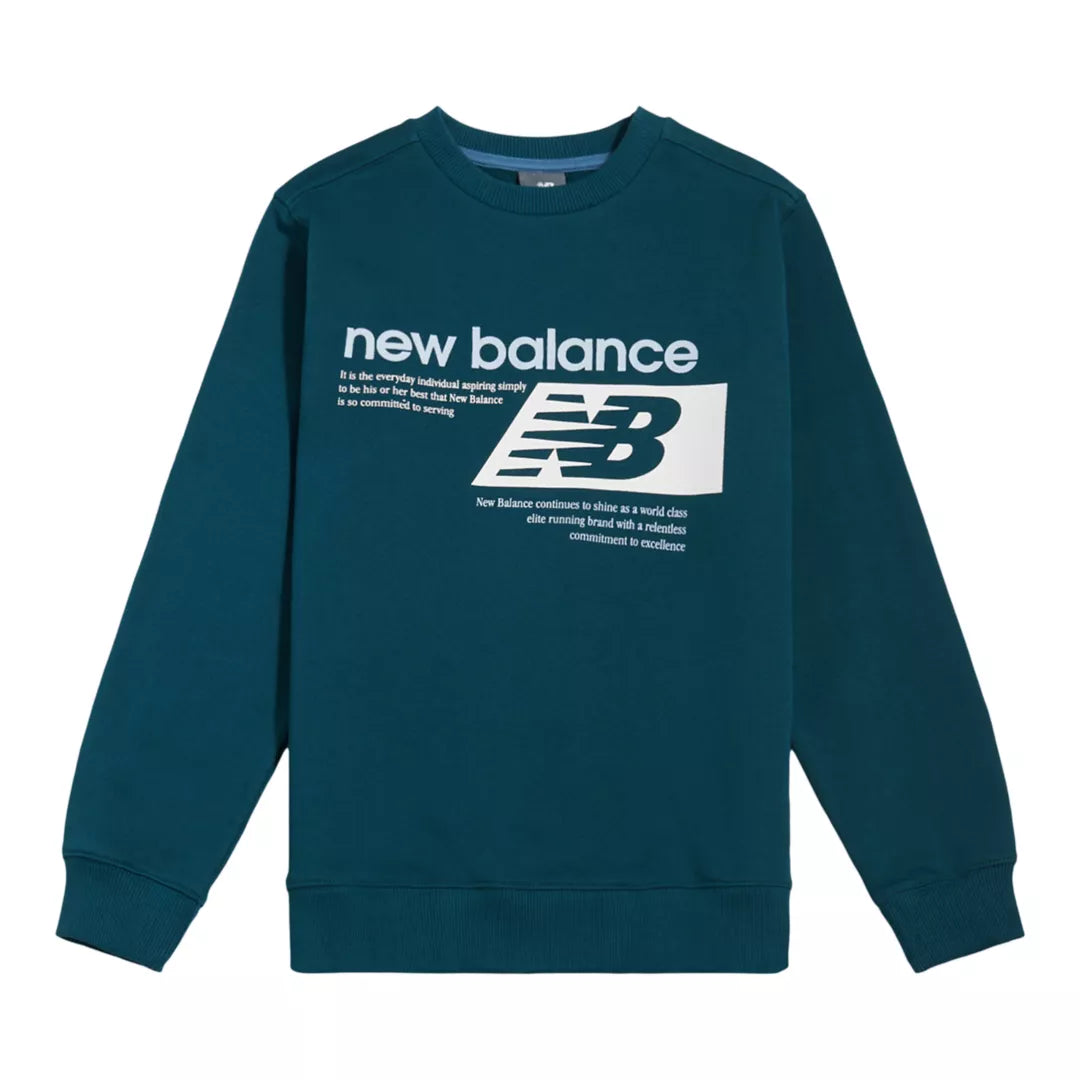 Kids Athletics Relaxed Player Graphic French Terry Crew / New Balance