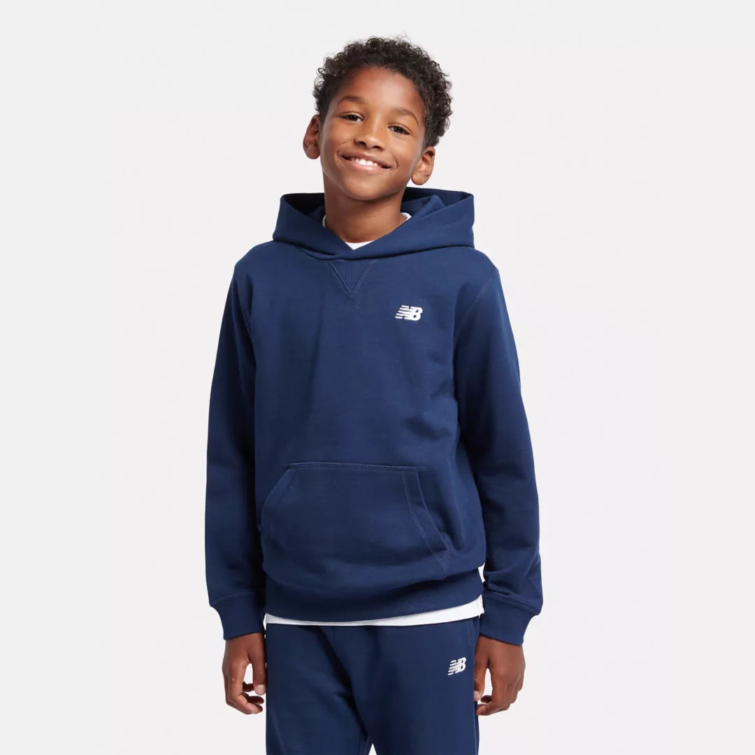 Kids French Terry Small Logo Hoodie / New Balance