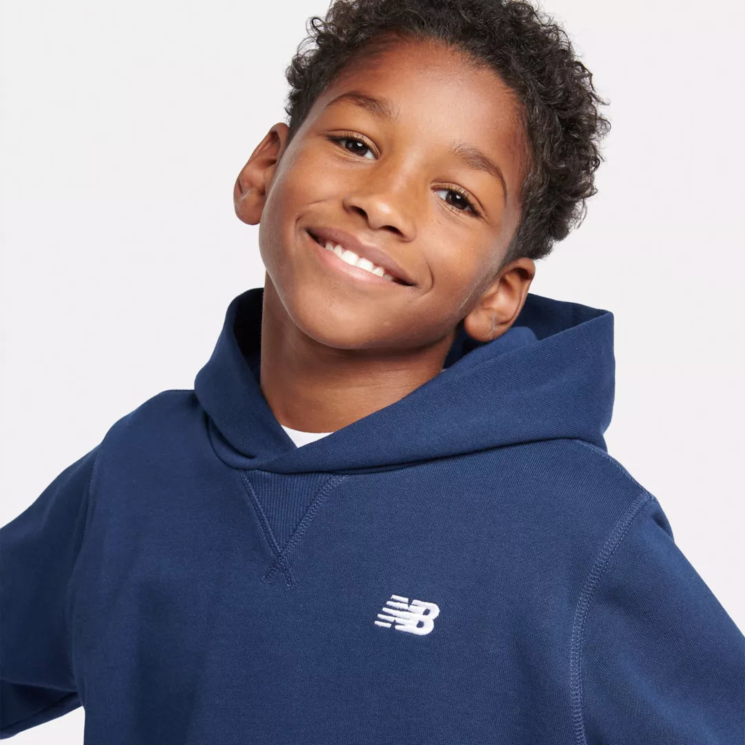 Kids French Terry Small Logo Hoodie / New Balance