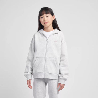 Kids BB Small Logo Full Zip Hoodie / New Balance