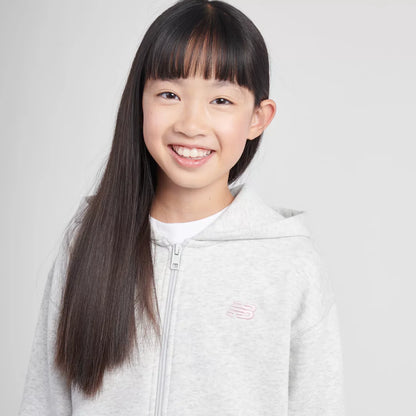 Kids BB Small Logo Full Zip Hoodie / New Balance
