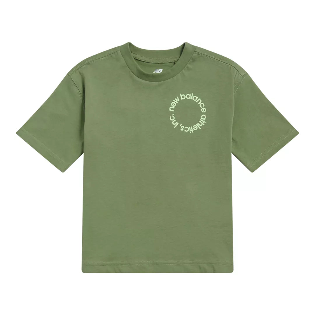 Kids Circular Logo Graphic T-Shirt / New Balance