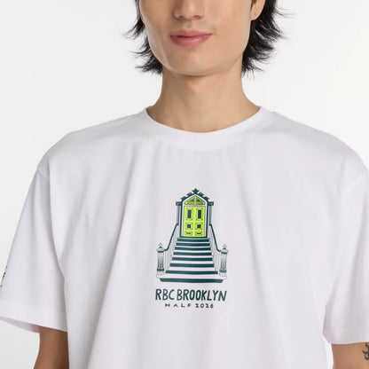 Men RBC Brooklyn Half Men's Graphic T-Shirt - Stoop / New Balance