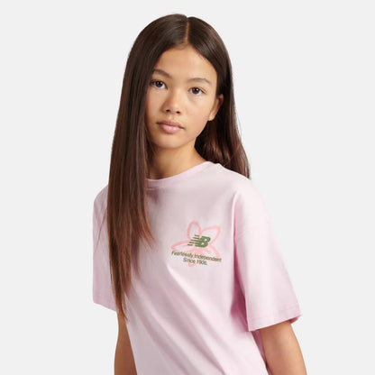 Kids Boston Floral Graphic T-Shirt / New Balance