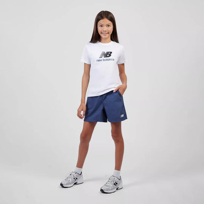 Kids Stacked Logo T-Shirt / New Balance