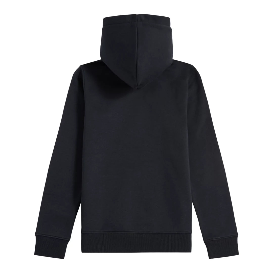 Kids Brush Back Stacked Logo Hoodie / New Balance
