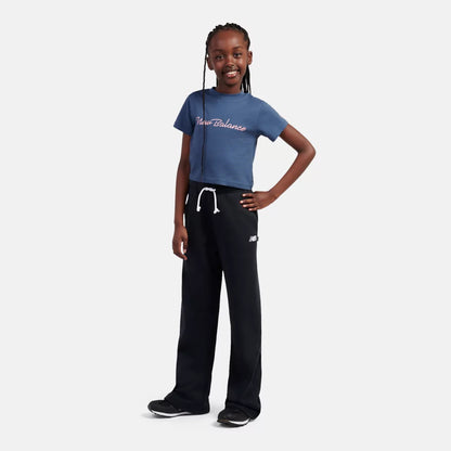 Kids Small Logo Wide Leg Pant / New Balance